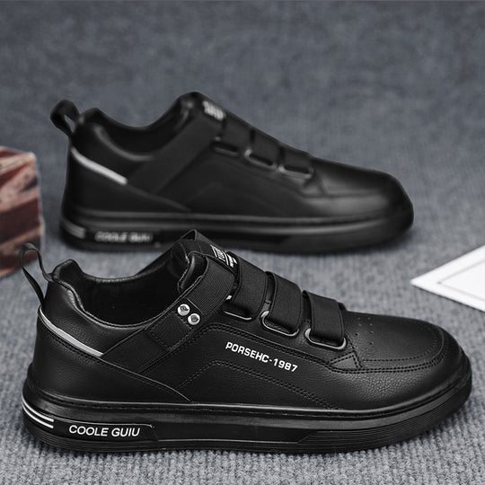 Damen Sportliche Veloursleder Sneakers mit praktischem Klettverschluss EB