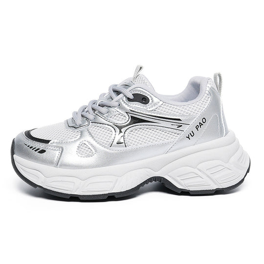 Damen Sportliche Laufschuhe mit atmungsaktivem Mesh-Obermaterial und stoßdämpfender Sohle EB