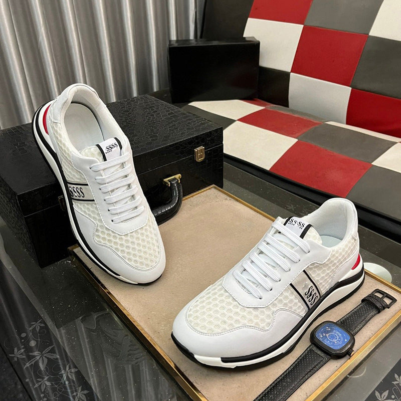 Damen Sportliche Sneakers mit komfortabler Dämpfung und atmungsaktiver Oberflächenstruktur EB