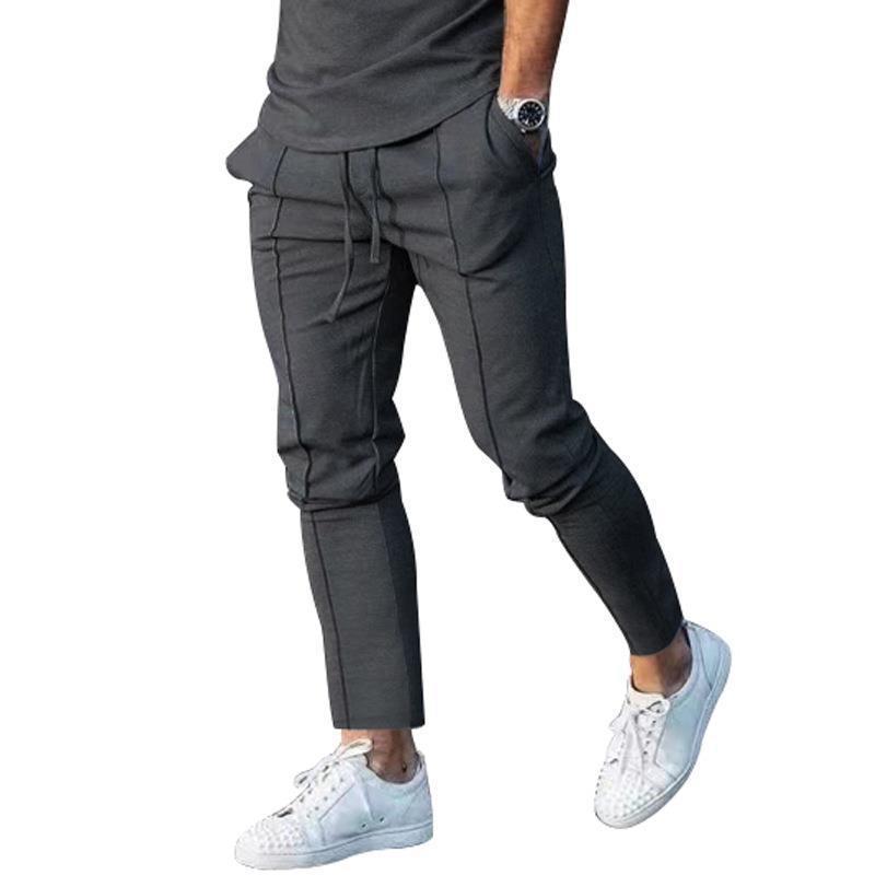 Herren Sportliche Freizeithose mit seitlichen Taschen und elastischem Bund EB