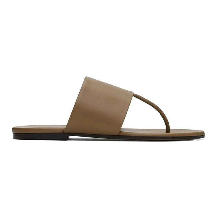Damen Zehentrenner-Sandalen mit breitem Riemen und ergonomischem Fußbett EB