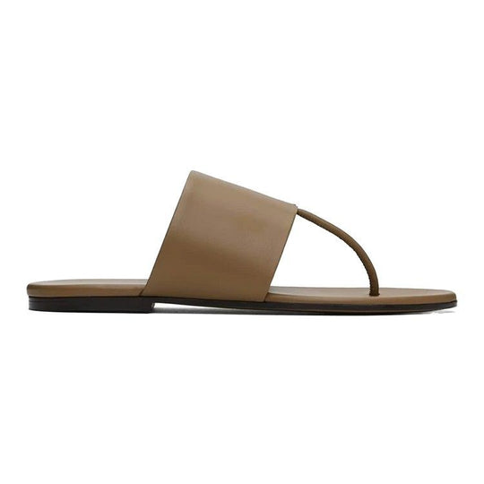 Damen Zehentrenner-Sandalen mit breitem Riemen und ergonomischem Fußbett EB