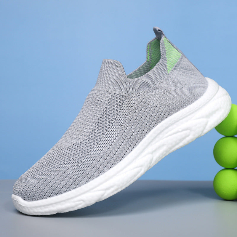 Damen Atmungsaktive Slip-On Laufschuhe mit flexiblem Obermaterial EB