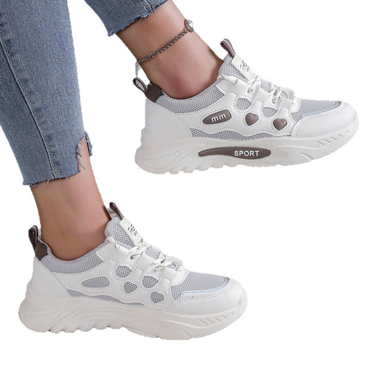Damen Sportliche Laufschuhe mit atmungsaktiver Mesh-Oberfläche und komfortabler Dämpfung EB