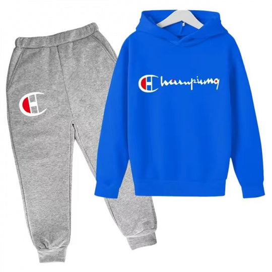 Unisex nan Kapuzenpullover mit Jogginghose Freizeitset EB