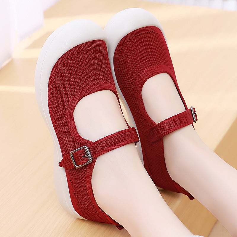 Damen Bequeme und elegante Sandalen mit Schnalle EB