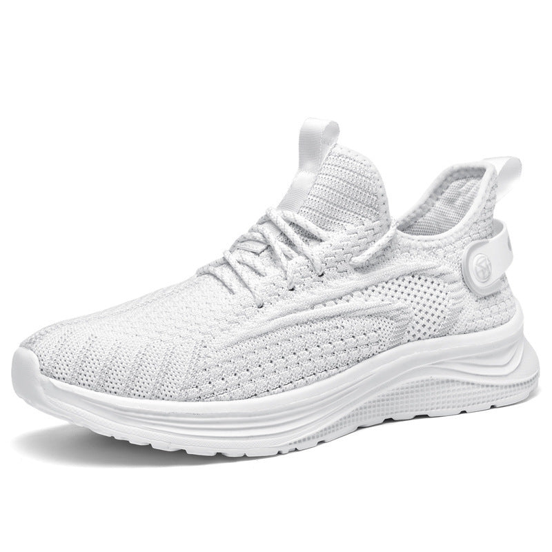 Damen Komfortable Lauf-Sneaker mit elastischem Strick-Obermaterial EB