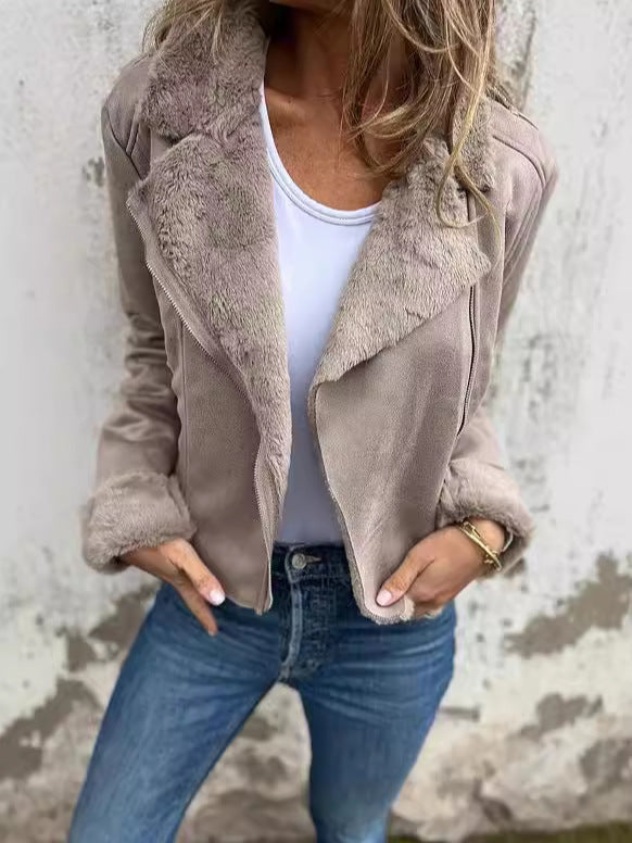 Damen Kunstfell jacke EB