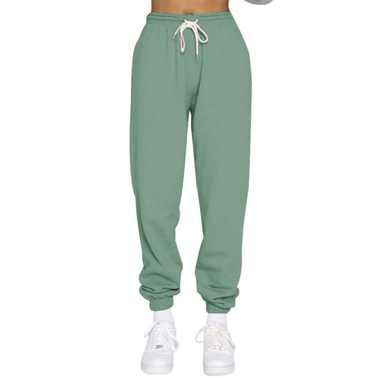 Damen nan taillierte Jogginghose mit hohem Bund Kordelzug und elastischen Knöchelbündchen EB