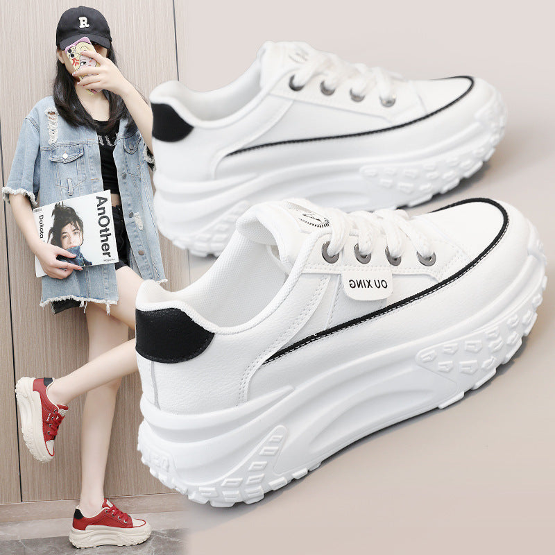 Damen Hochwertige Trend Sneakers mit dicker Profilsohle und sportlichem Design EB
