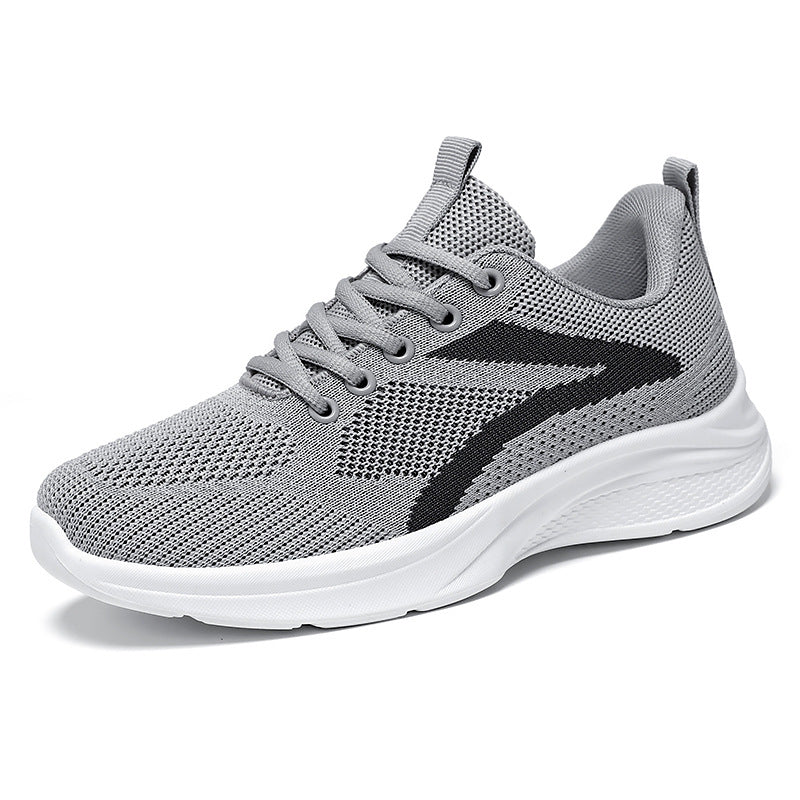 Damen Sportliche Sneakers mit atmungsaktivem Mesh-Obermaterial und elastischer Sohle EB
