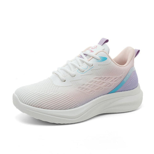 Damen Atmungsaktive Lauf-Sneaker mit elastischem Futter und dämpfender Sohle EB