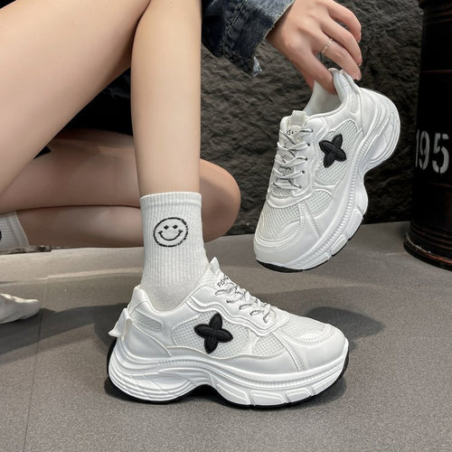 Damen sportive Sneakers mit einzigartigem Komfort und verspielten Akzenten EB