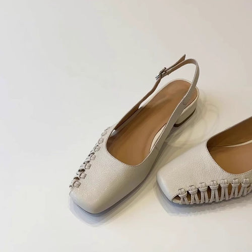 Damen Slingback-Pumps mit dekorativen Strassapplikationen und modernem Schnitt EB
