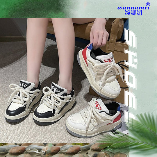 Damen Sportliche Sneaker im modernen Design mit dicker Sohle EB