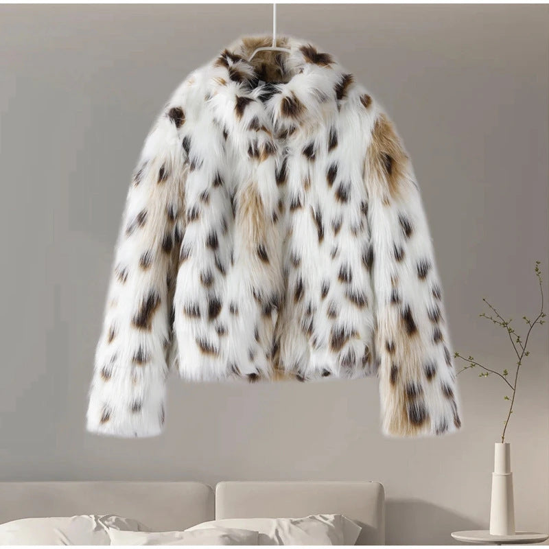 Damen Kunstpelzjacke EB