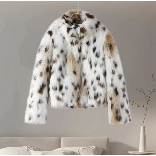 Damen Kunstpelzjacke EB