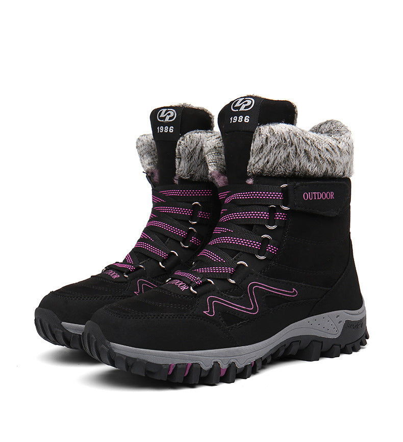 Damen Wasserdichte Winterstiefel mit Fleece-Innenfutter EB