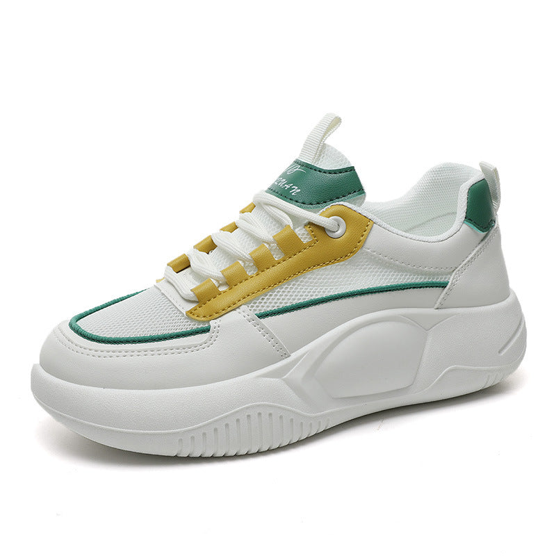Damen modische Sneakers mit gepolsterter Laufsohle und atmungsaktivem Obermaterial EB