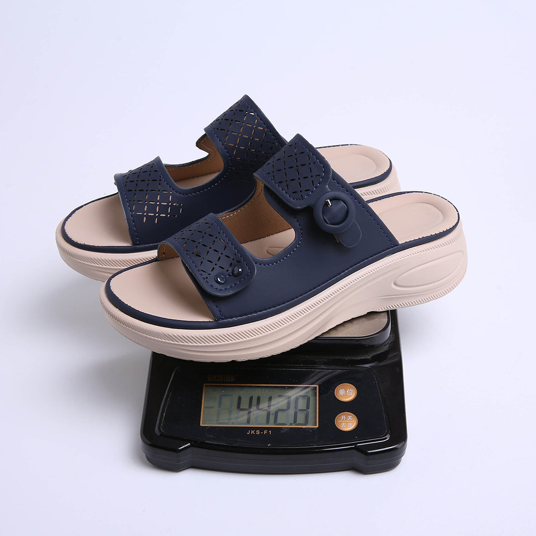 Damen Atmungsaktive Clogs mit modischem Lochdesign und komfortablem Fußbett EB