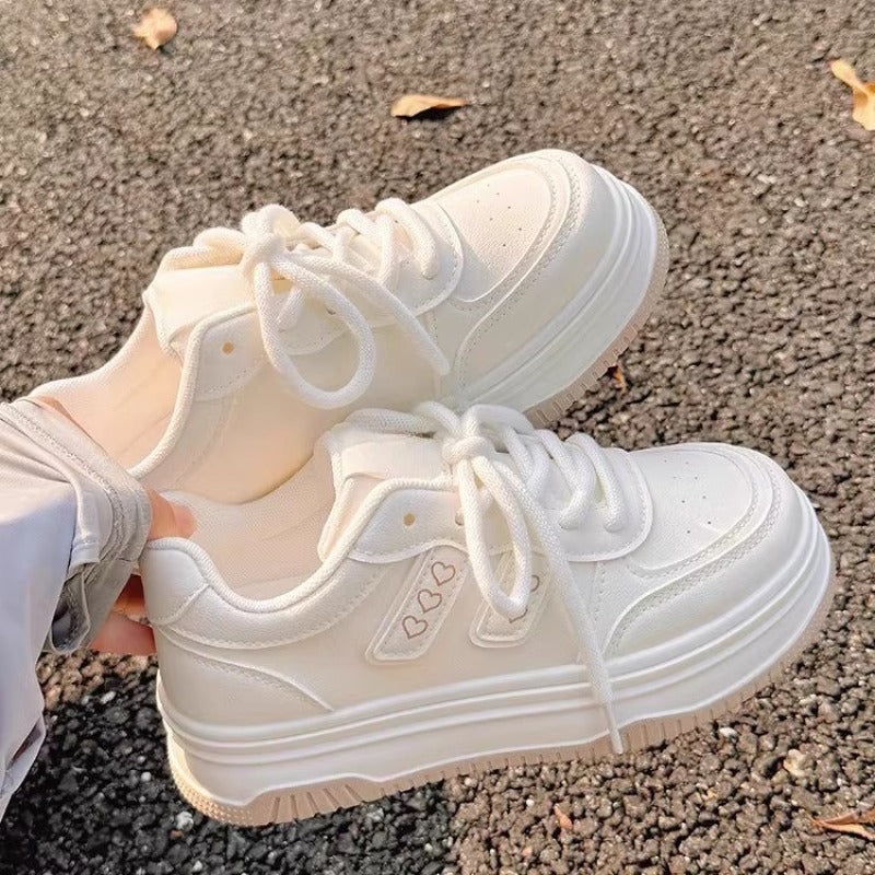 Damen modische Sneaker mit nautischem Fischdesign und gepolsterter Sohle EB