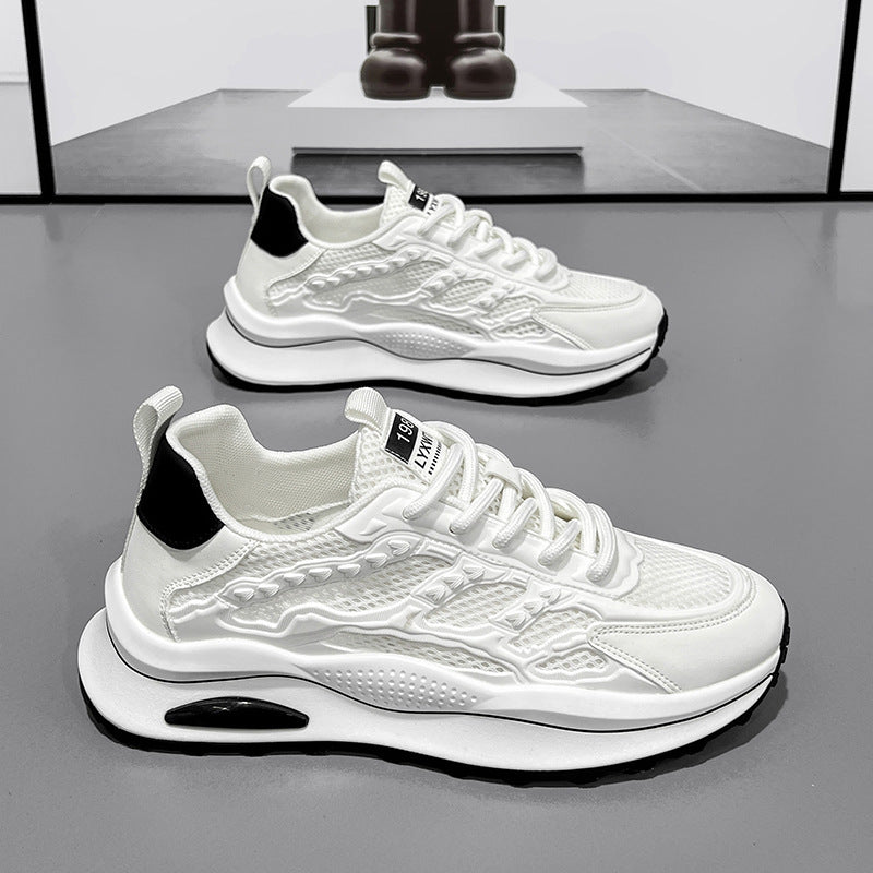 Damen Sportliche Sneakers mit atmungsaktiver Mesh-Konstruktion und stoßdämpfender Sohle EB