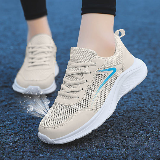 Damen Atmungsaktive Sneakers mit wasserdichtem Obermaterial und rutschfester Außensohle EB
