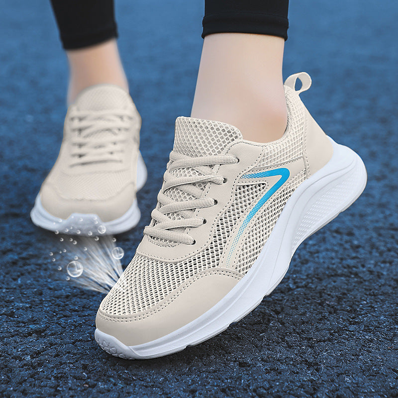 Damen Lauf- und Freizeitschuhe mit atmungsaktivem Mesh-Obermaterial und dämpfender Sohle EB