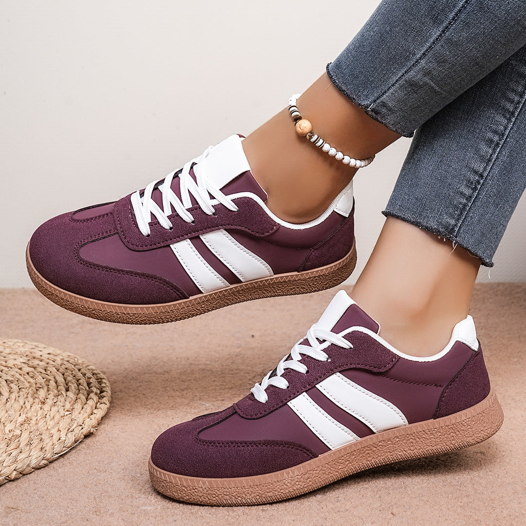 Damen Modische Sneakers mit sportlichem Design und atmungsaktiver Sohle EB