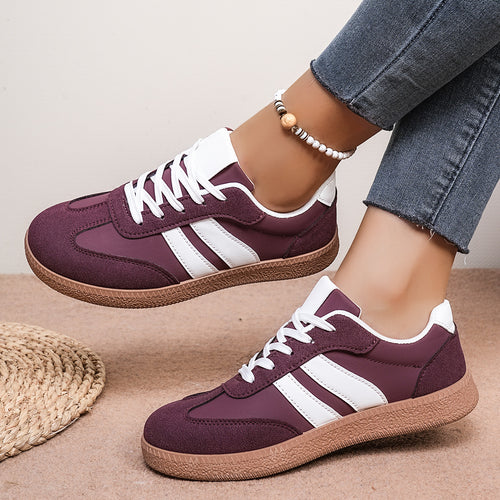 Damen Modische Sneakers mit sportlichem Design und atmungsaktiver Sohle EB