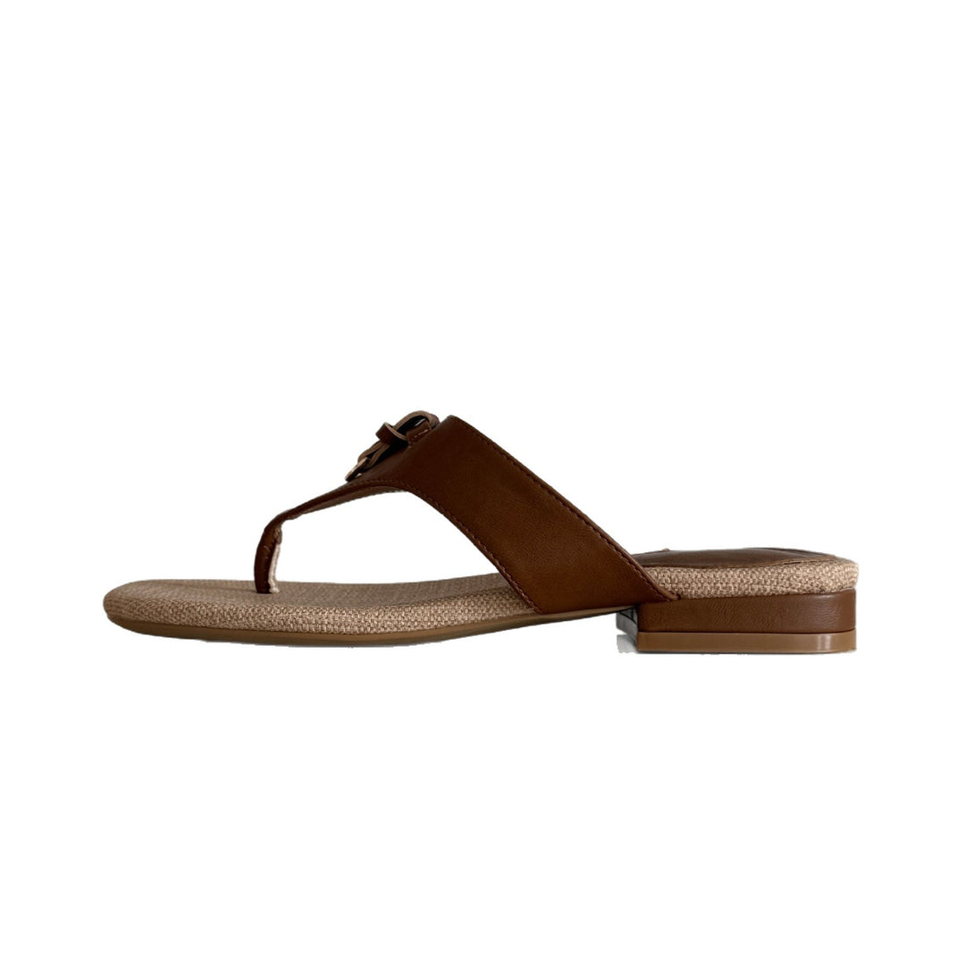 Damen Elegante und bequeme Zehentrenner-Sandalen mit hochwertigem Obermaterial und ergonomischem Fußbett EB