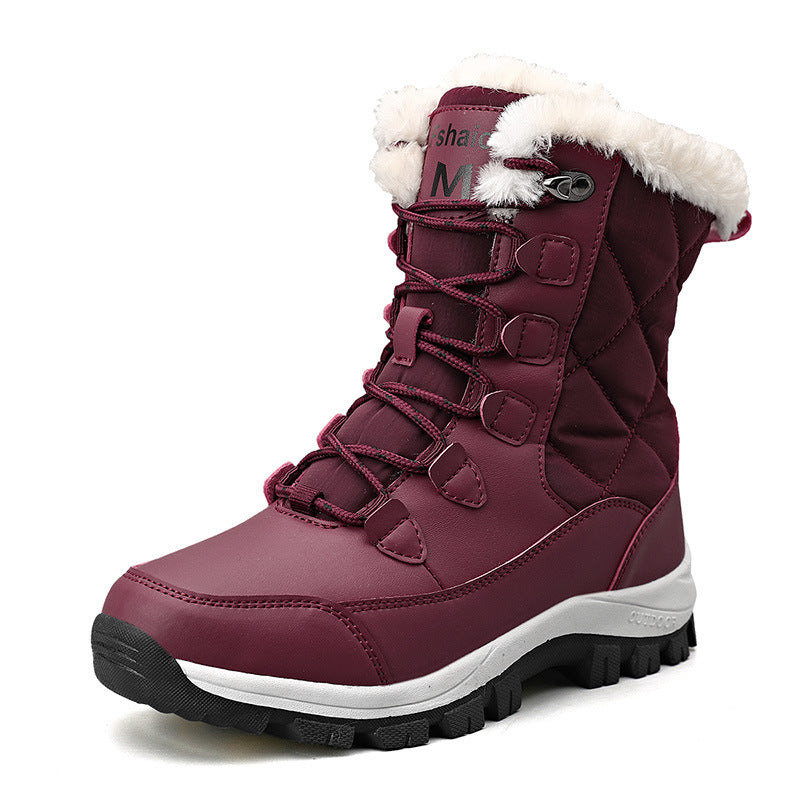 Damen Winterstiefel mit isolierender Fütterung und rutschfester Sohle EB