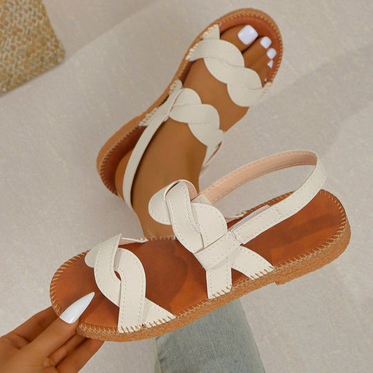 Damen Bequeme Riemensandalen mit modischem Schnitt EB
