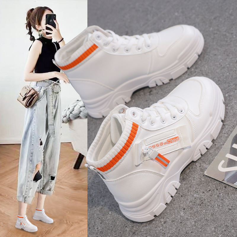 Damen Hochwerden Sneakers mit sportlichem Stil und flexiblem Komfort EB
