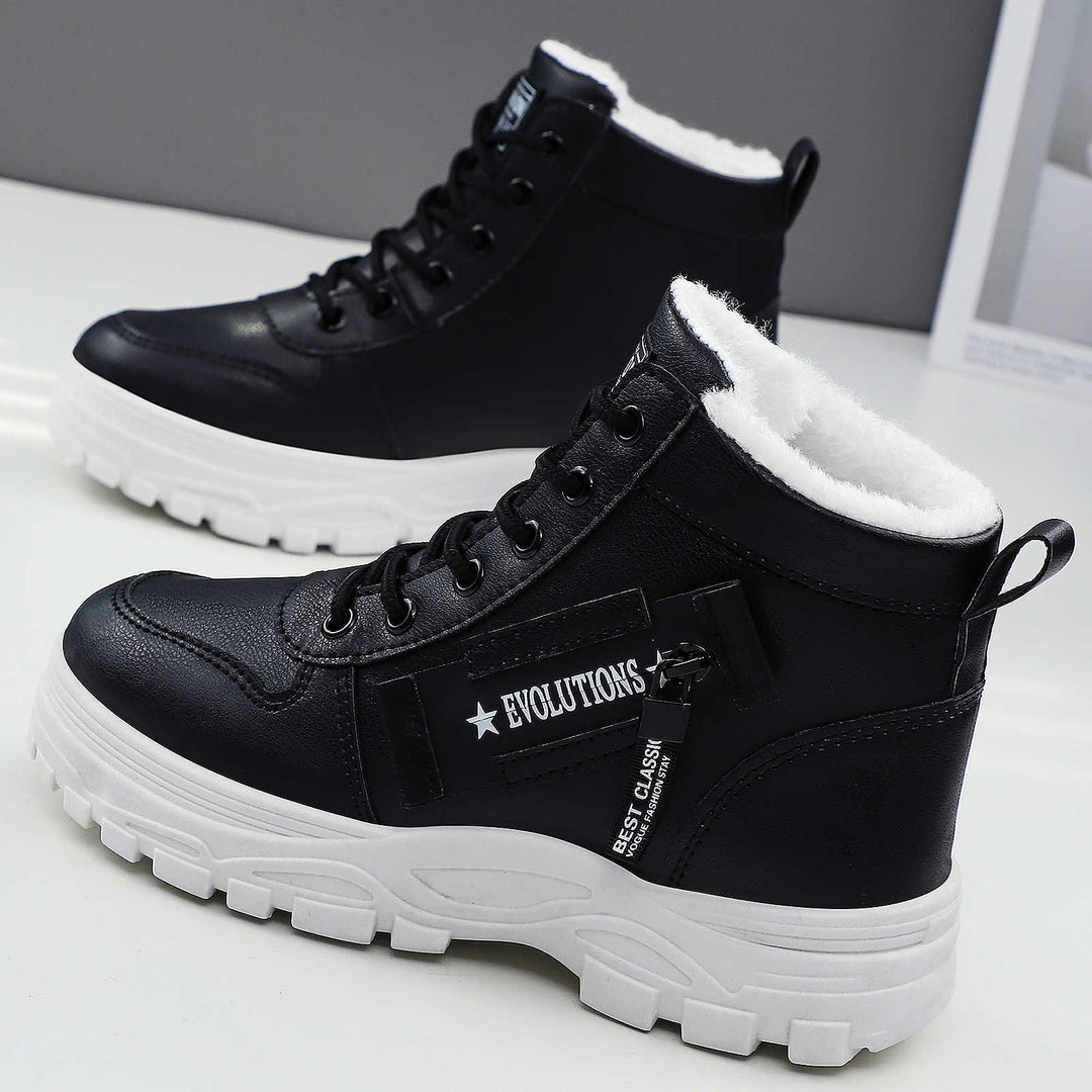 Damen Wärmende Winterstiefel mit rutschfester Sohle und gemütlichem Futter EB