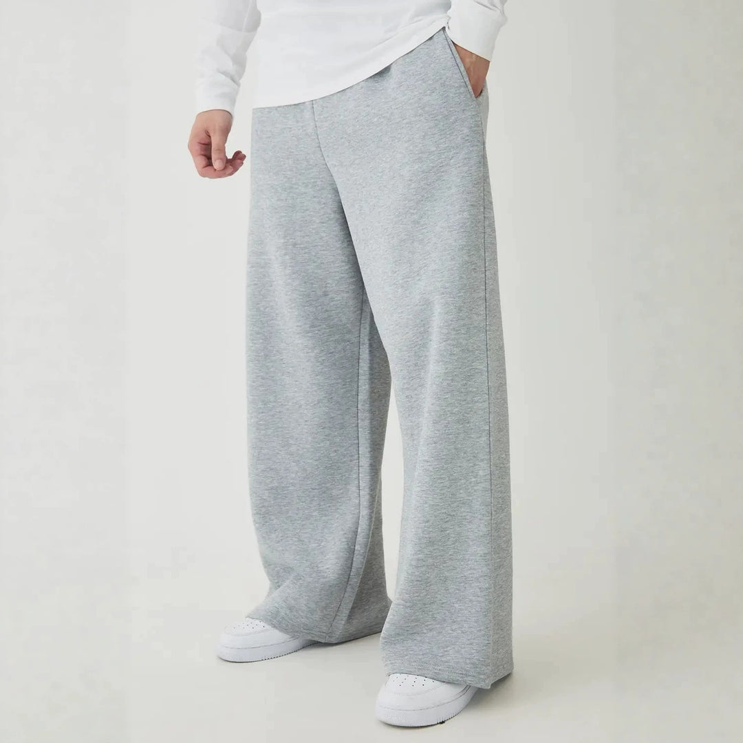 Unisex nan gefütterte Sweatpants mit elastischem Komfortbund, geradem Bein und seitlichen Eingrifftaschen EB