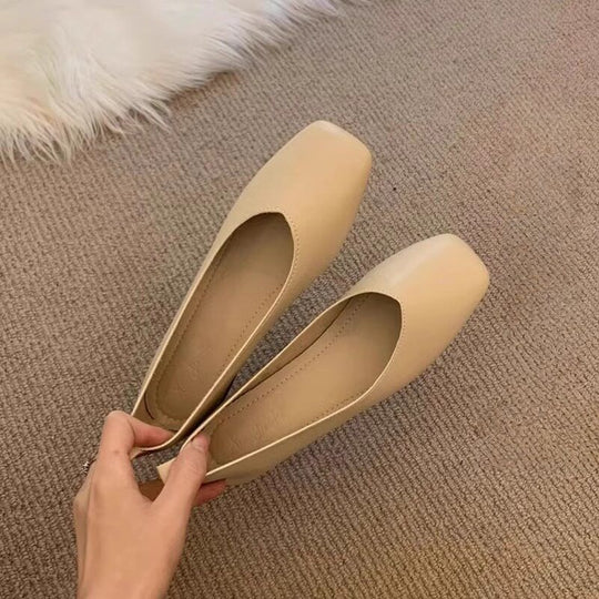 Damen bequeme Ballerinas mit elegantem minimalistischen Design EB