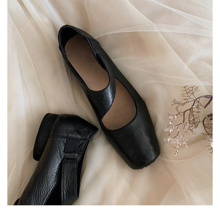 Damen elegante Mokassins mit raffiniertem Ausschnitt EB