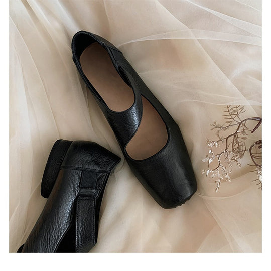 Damen elegante Mokassins mit raffiniertem Ausschnitt EB