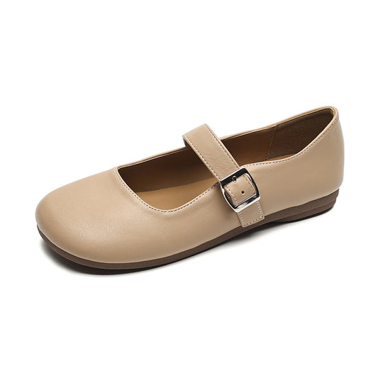Damen Ballerinas mit verstellbarem Riemen und angenhmem Innenfutter EB