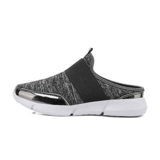 Damen Slip-On Sneakers mit glänzenden Akzenten EB