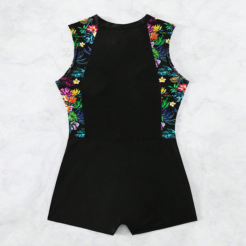 Damen Surfanzug mit floralem Design EB