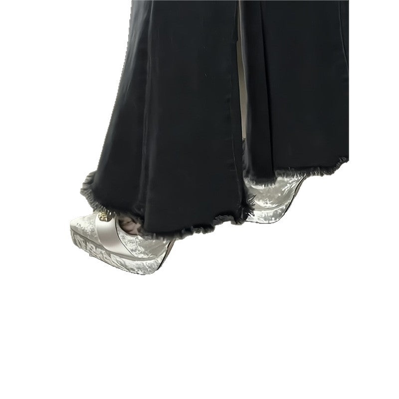 Damen elegante High Heel Pumps mit raffinierten Perlenakzenten EB