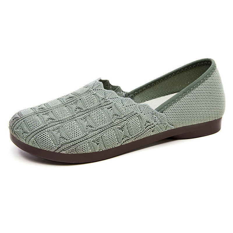 Damen Atmungsaktive und elegante Ballerinas mit flexiblem Schaft EB