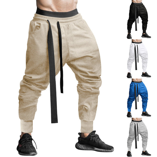 Herren Sportliche Relaxed Fit Jogginghose mit verstellbarem Bund EB
