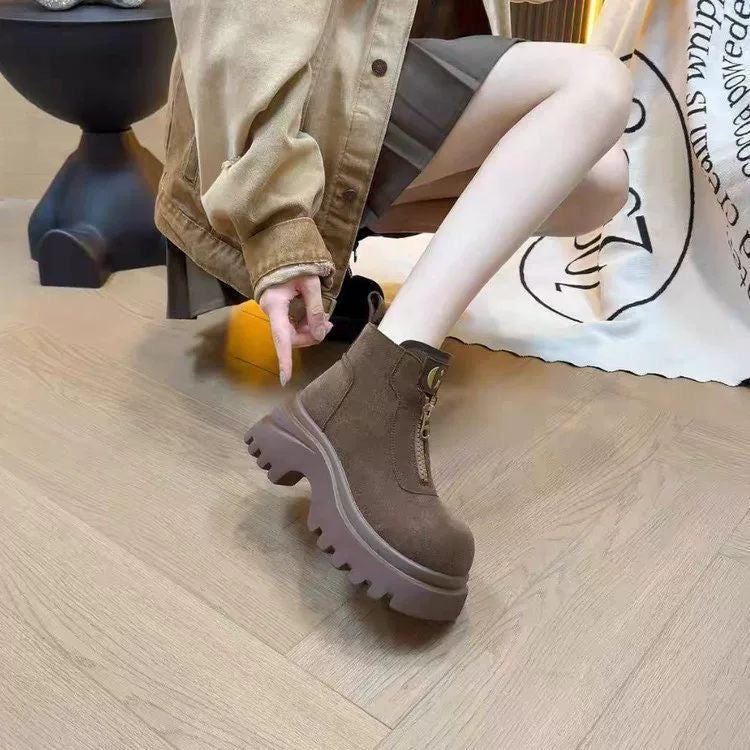 Damen Ankle Boots mit rutschfester Sohle und modischem Design EB