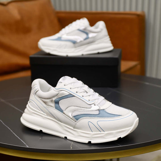 Damen Sportliche Dämpfungs Sneakers mit atmungsaktiver Oberflächenstruktur und modernem Design EB