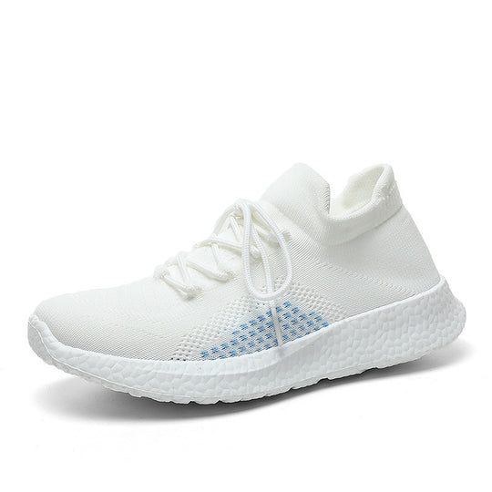 Damen Sportliche Sneaker mit atmungsaktivem Obermaterial und stoßdämpfender Sohle EB