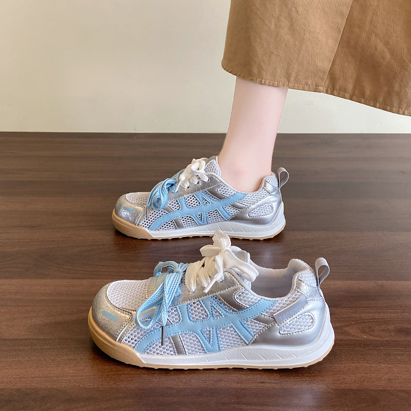 Damen Sportliche Netz-Sneaker mit atmungsaktiver Oberseite EB