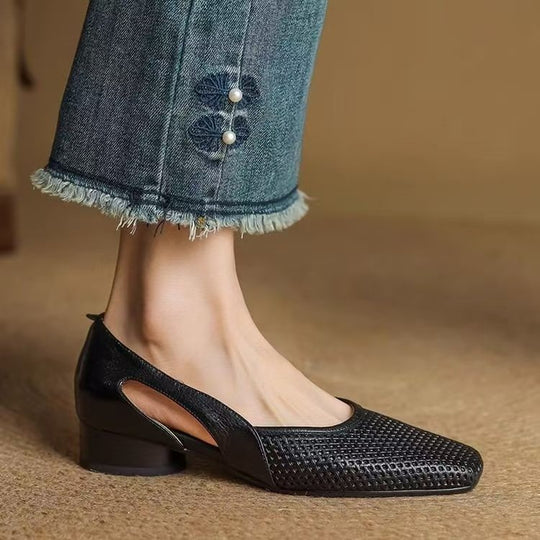 Damen elegante Ballerinas mit perforierter Oberseite und außergewöhnlichem Komfort EB